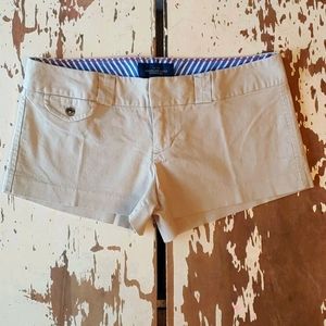 AEO On The Cheeky Side Preppy Fire Shorts In Low Rise